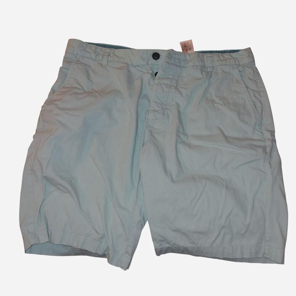 H-m-plus Men's Blue and Green Shorts